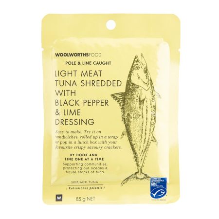 Light Meat Shredded Tuna in Black Pepper & Lime Dressing 85 g image