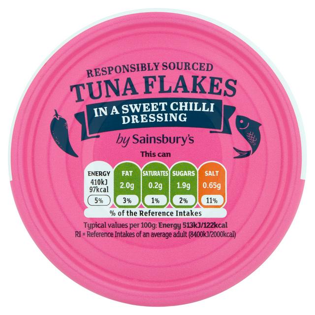 Sainsbury's Tuna Flakes in a Sweet Chilli Dressing 80g