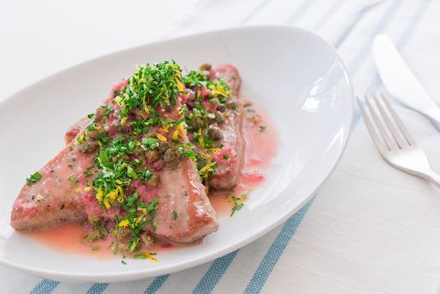 Image of the bigeye tuna piccata