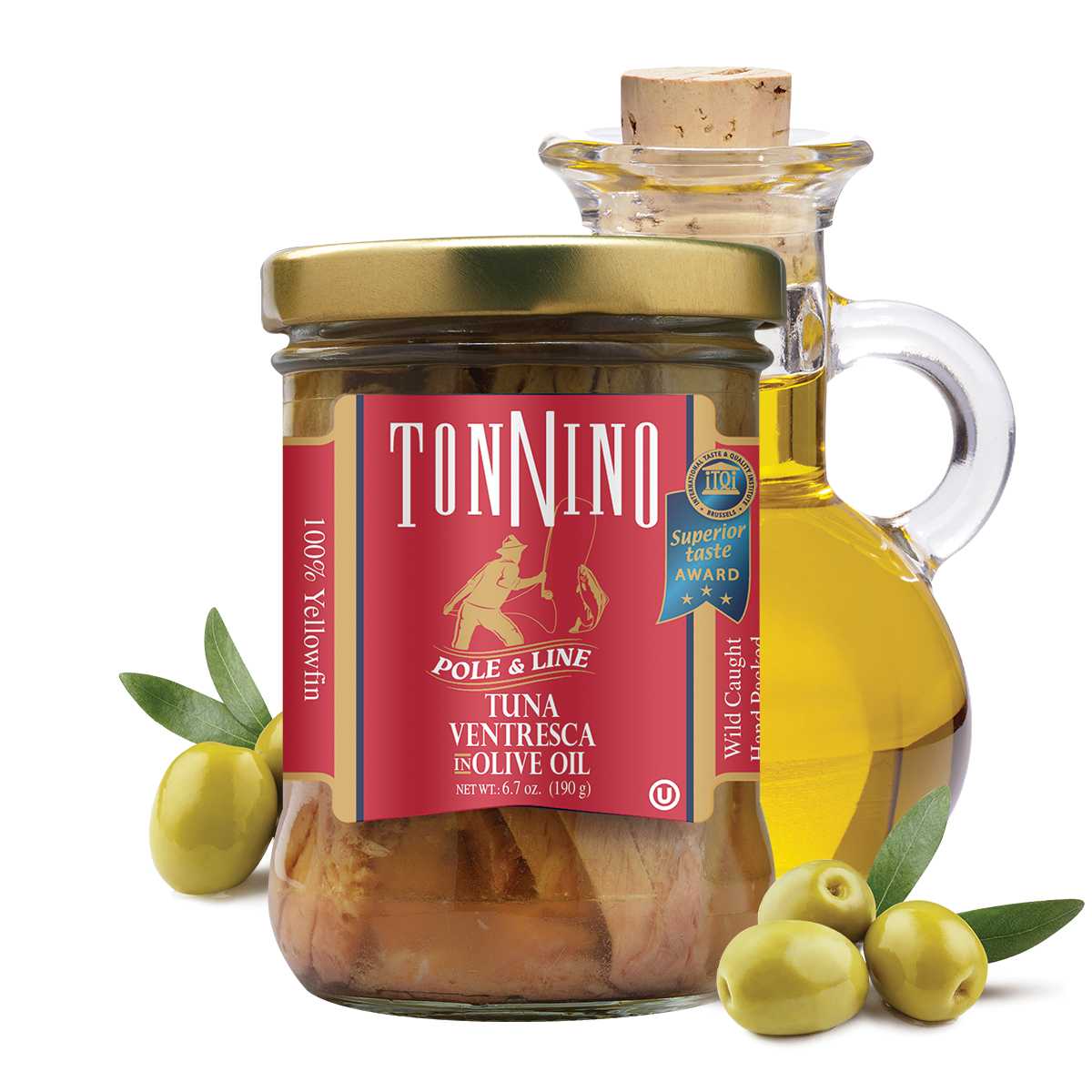 Tonnino Pole & Line Ventresca Yellowfin Tuna In Olive Oil, 6.7 oz