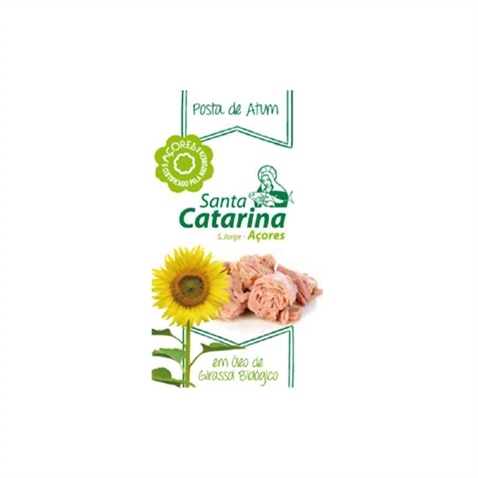 Santa Catarina Tuna Steak in Organic Sunflower Oil 120 g
