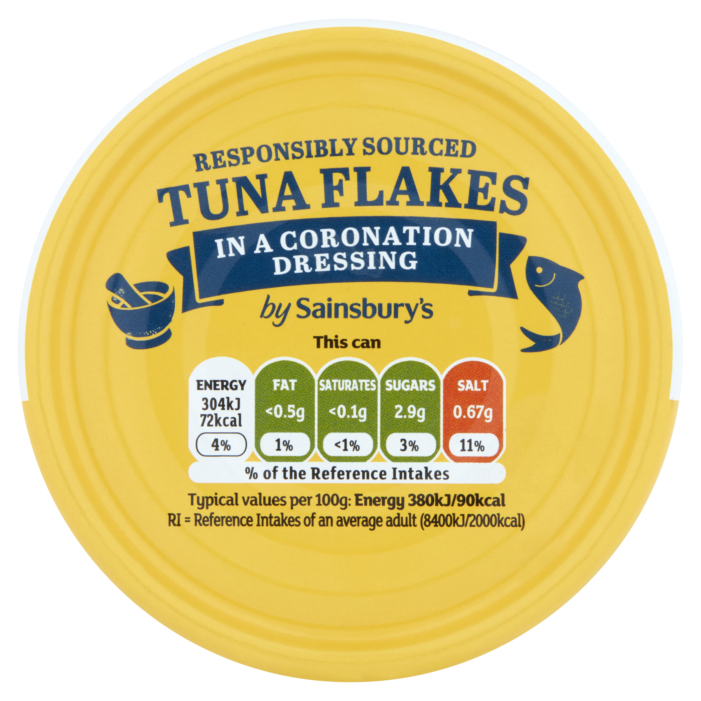 Sainsbury's Tuna Flakes in a Coronation Dressing 80g