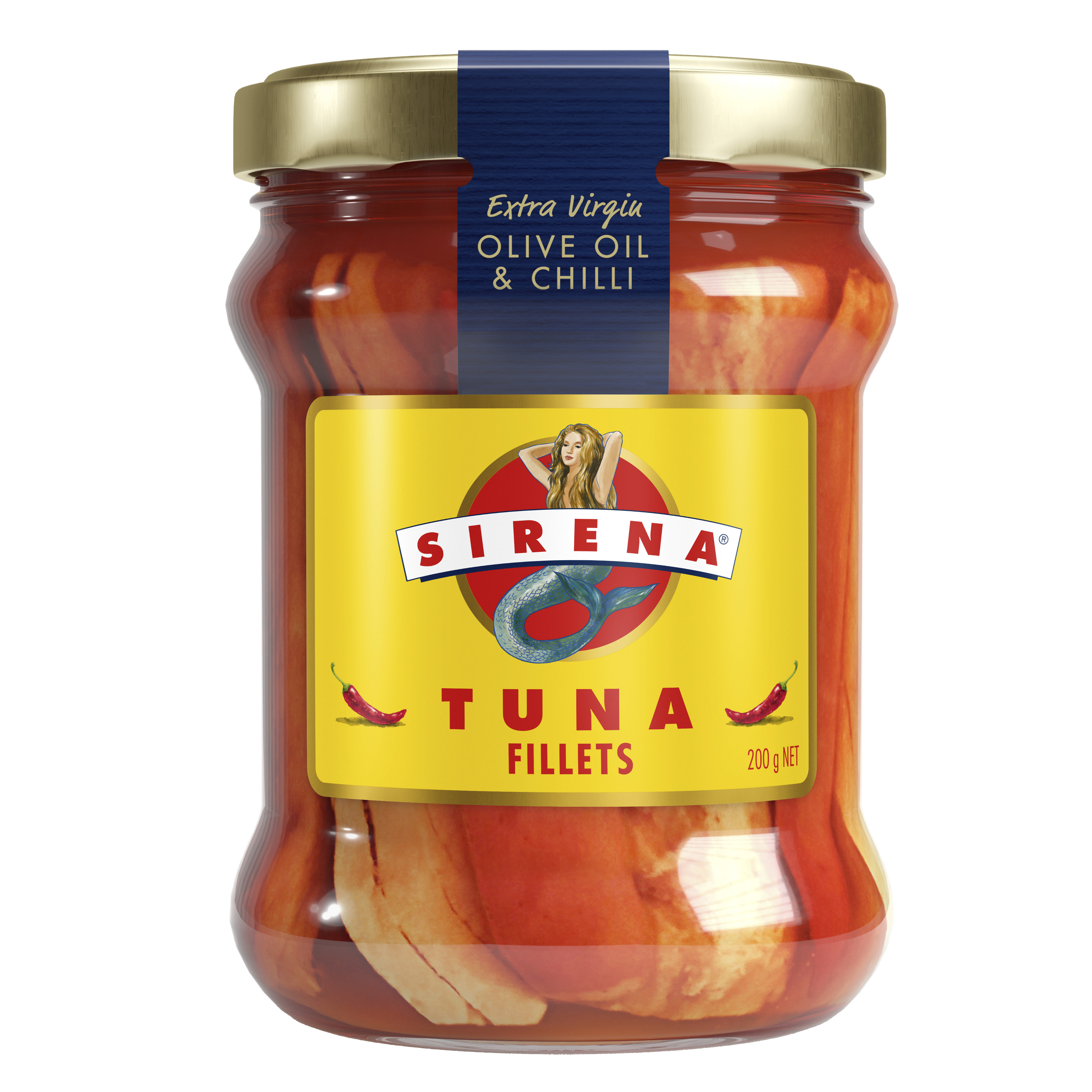 Sirena Tuna Fillets in EVOO & Chilli