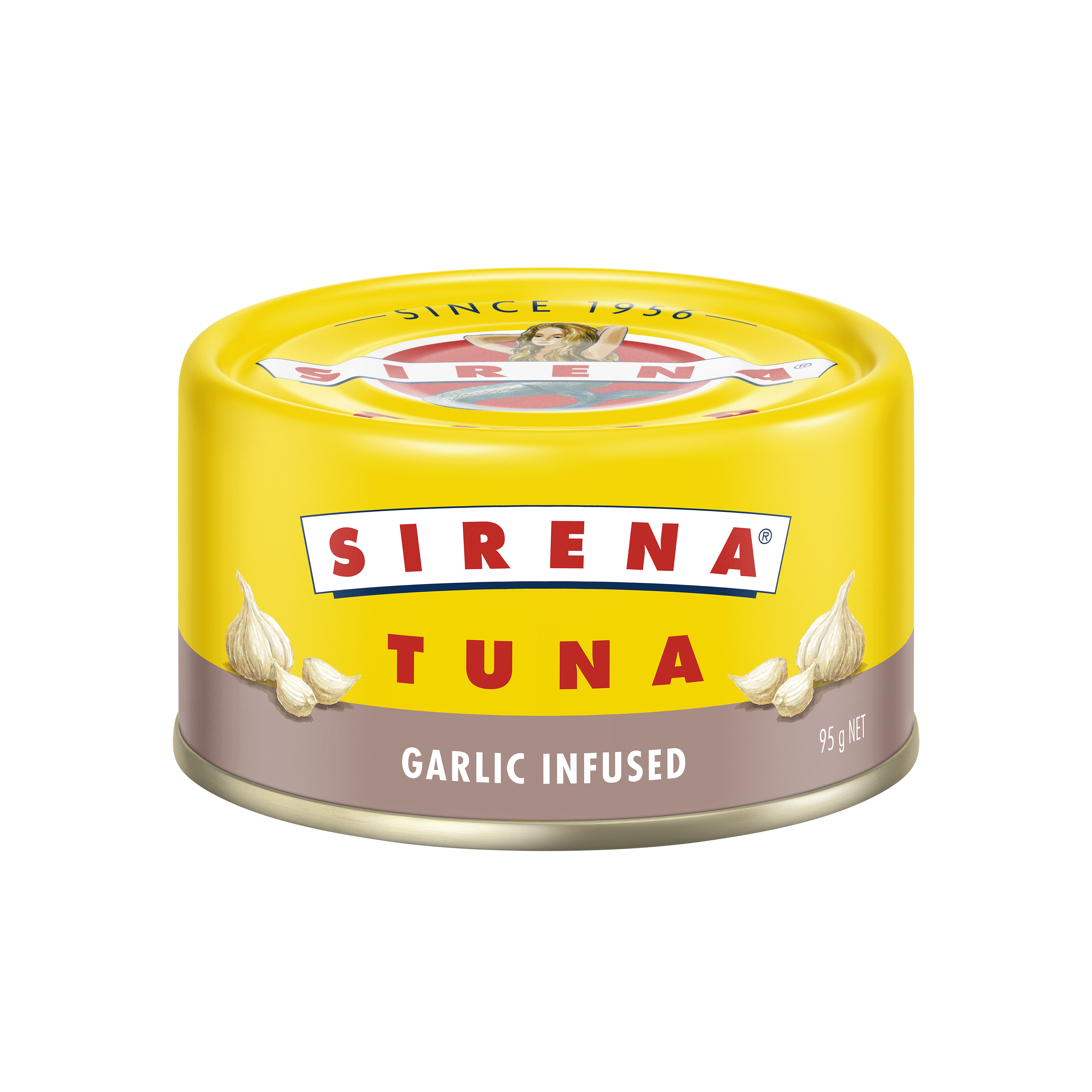 Sirena Tuna Garlic Infused 95g Can