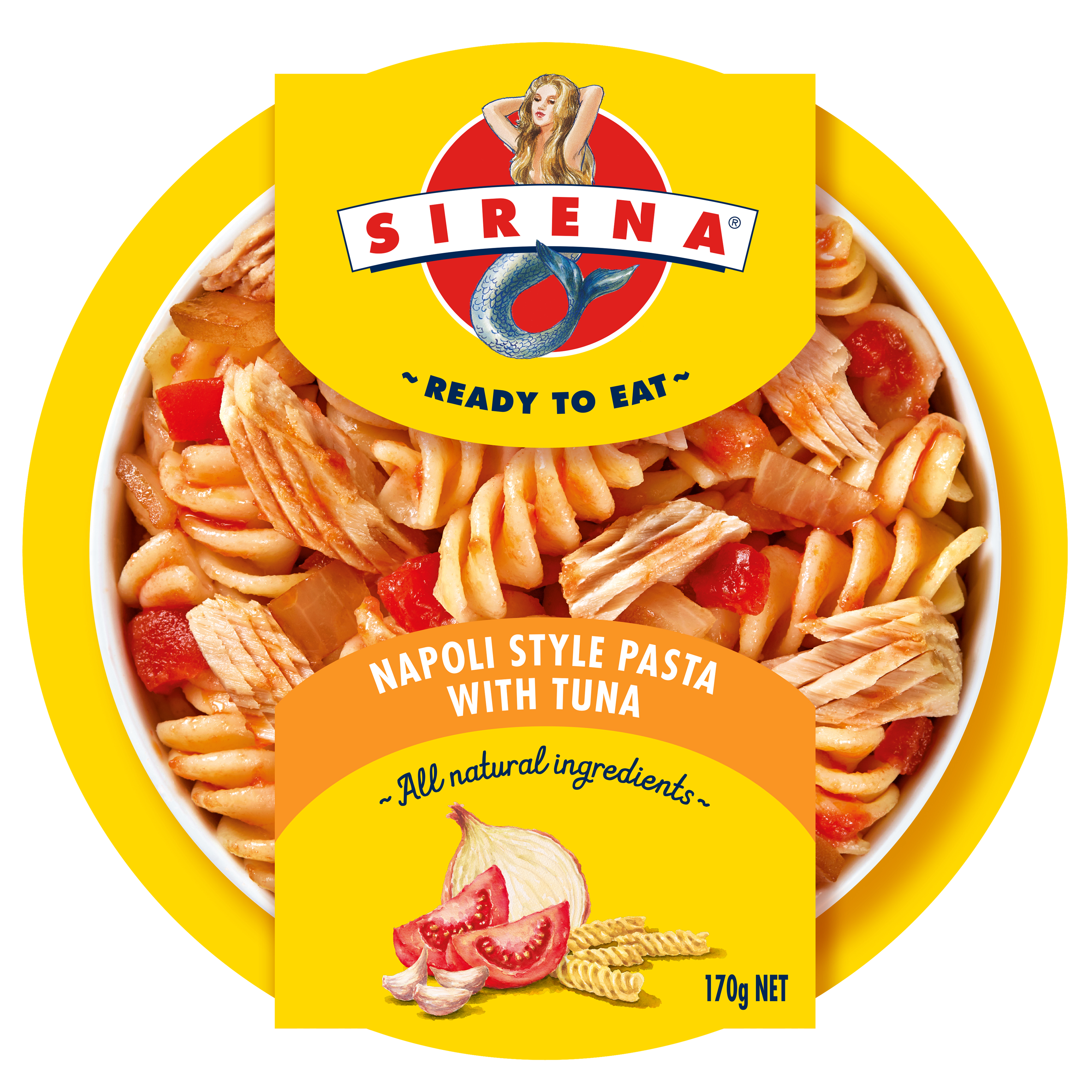 Sirena Ready to Eat Napoli Style Pasta with Tuna image