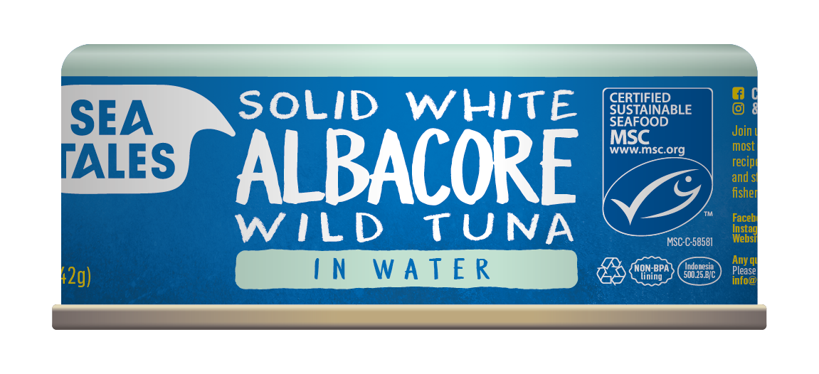 Albacore Tuna in water