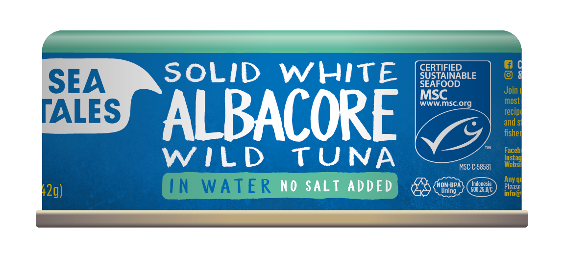 Albacore Tuna in water