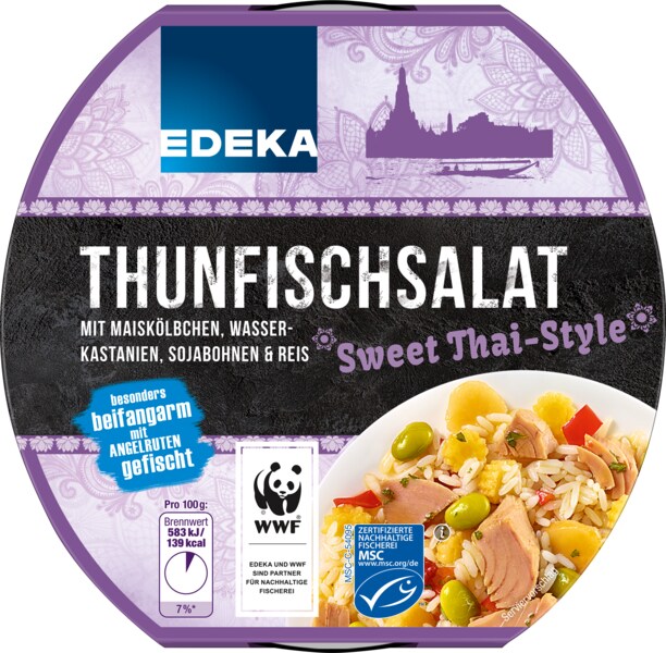 EDEKA Tuna Salad Sweet Thai 210g image