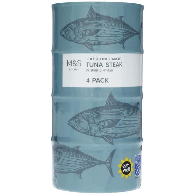 Tuna Steaks in Spring Water Multipack 4 x 200g