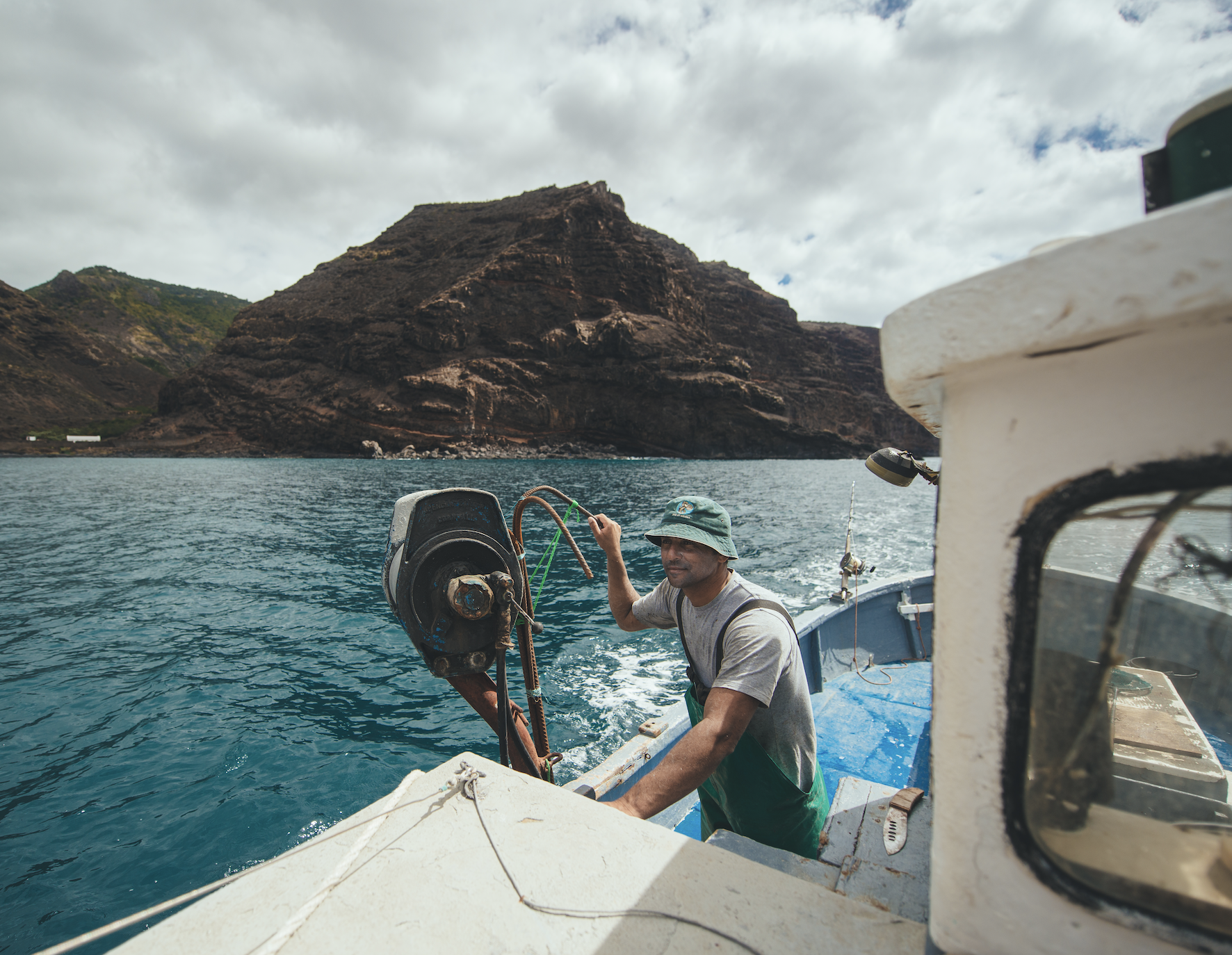 St Helena handline yellowfin tuna