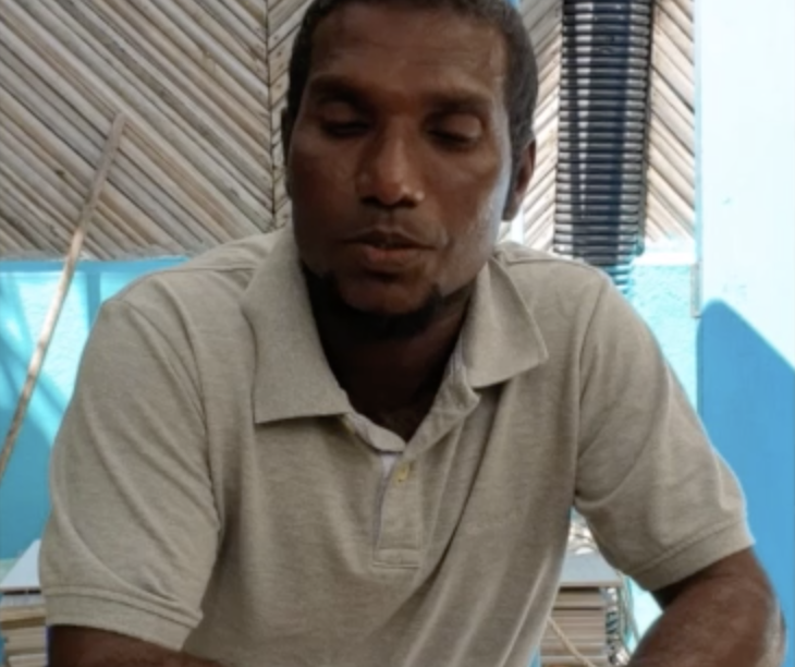 A picture of Ahmed Abdulla, Maldivian fisherman.