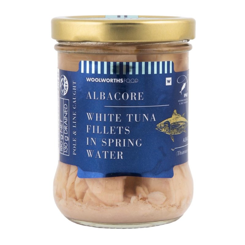 Albacore White Tuna Fillets in Spring Water 180g