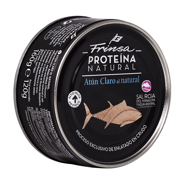 A picture of a can of Frinsa brand tuna in natural water