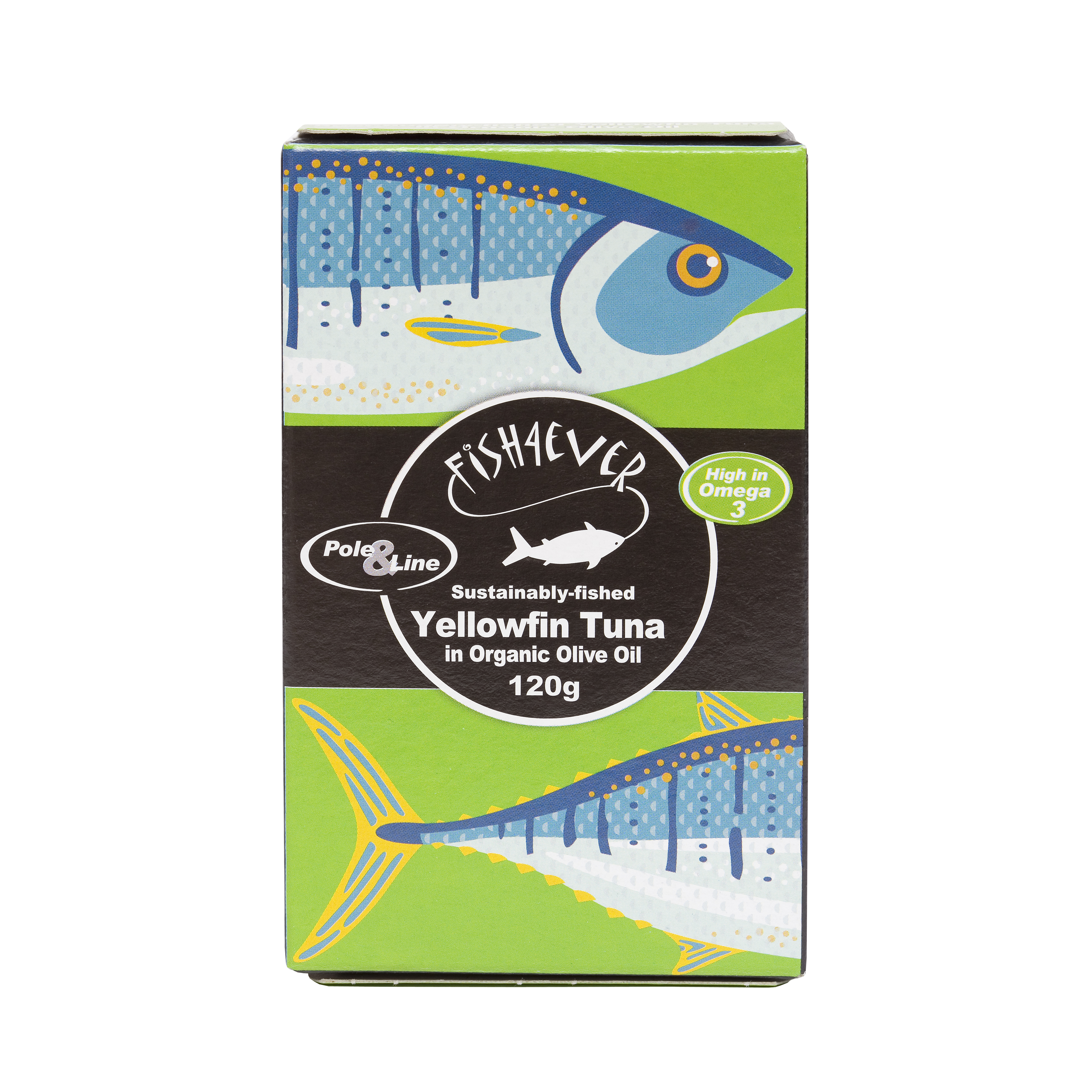 Yellowfin Tuna Fish in Organic Olive Oil 120g image