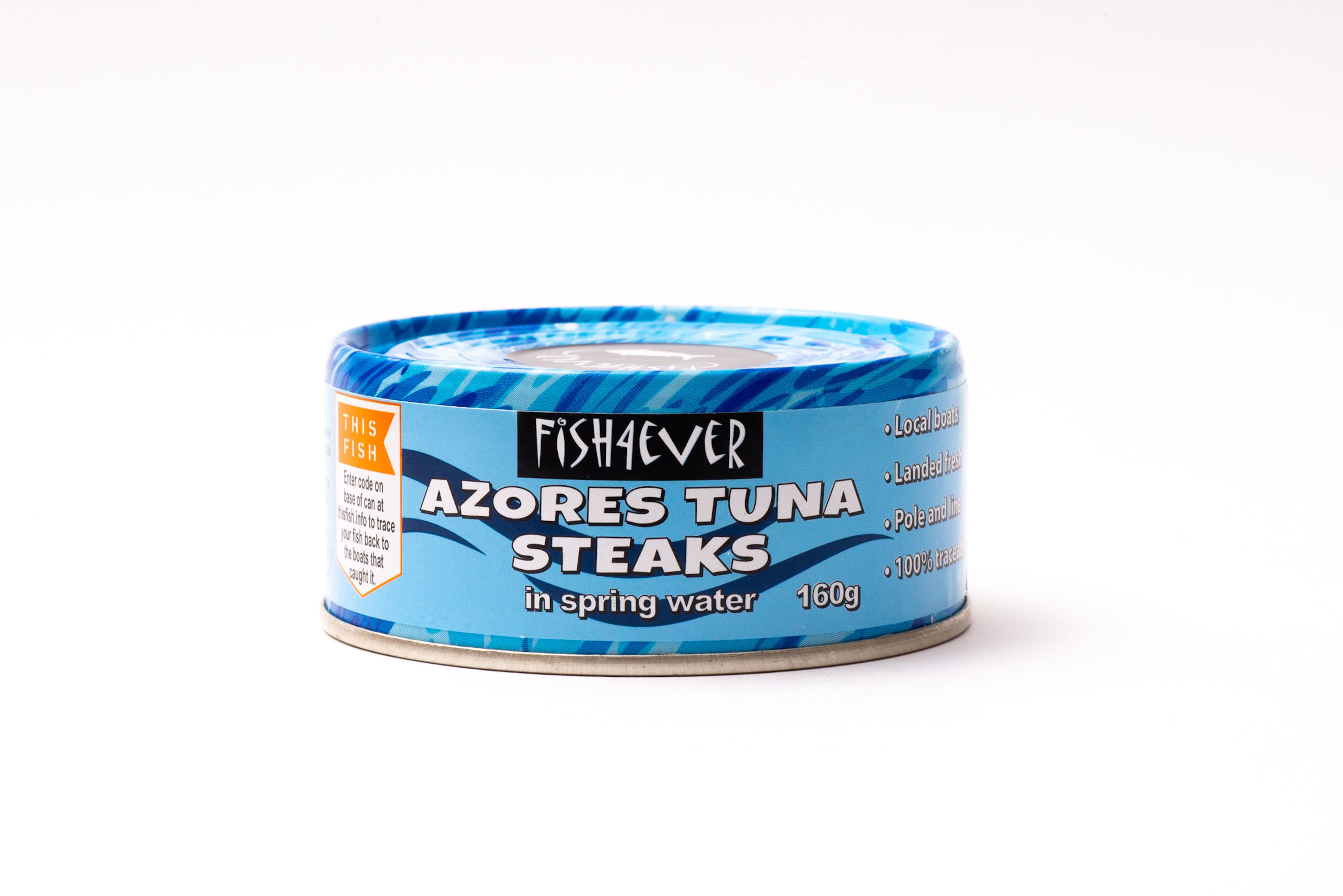 Azores Skipjack Tuna Steaks in Spring Water 160g image