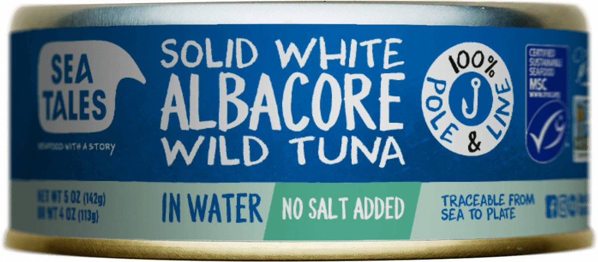 Albacore tuna in water no salt added