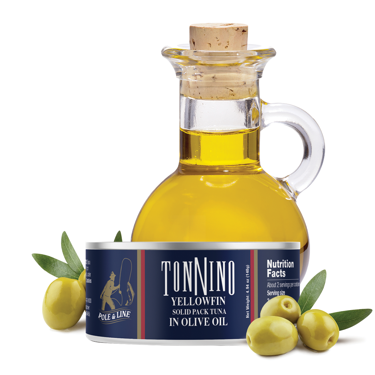 Tonnino Solid Pack Tuna In Olive Oil, 4.94 oz