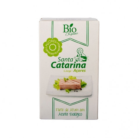 Santa Catarina Bio Tuna Fillet in Organic Olive Oil 120 g