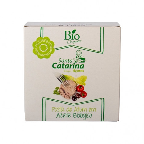 Santa Catarina Bio Tuna Steak in Organic Olive Oil 160 g