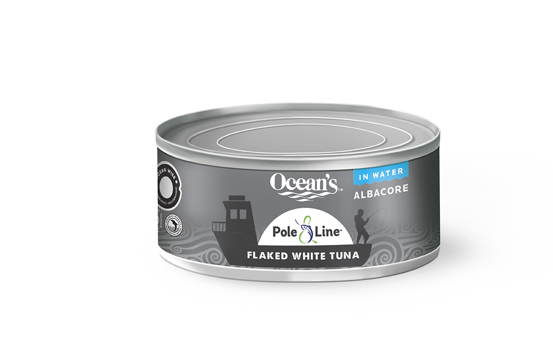 Pole&Line Solid and Flaked White Albacore Tuna