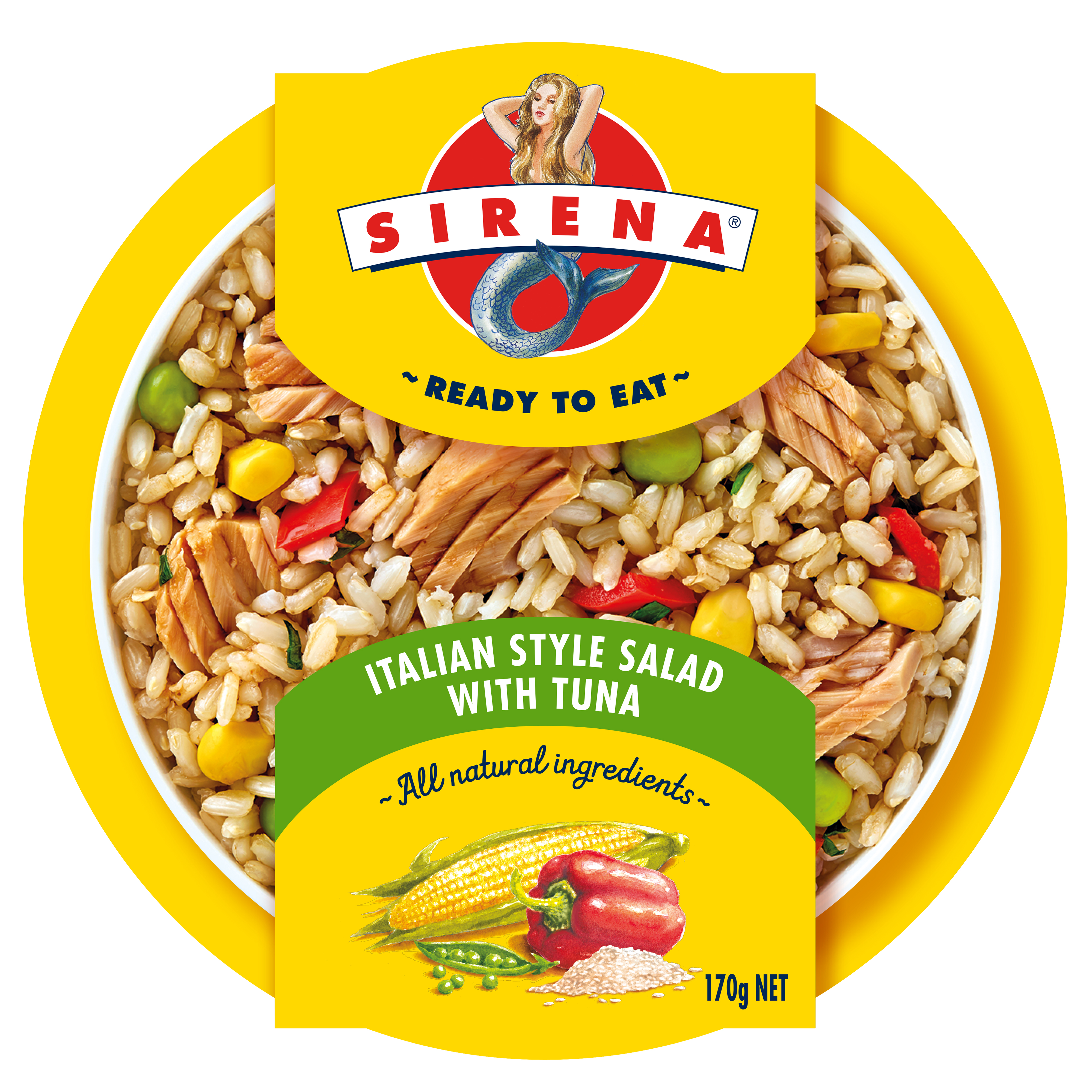 Sirena Ready to Eat Italian Style Salad with Tuna image