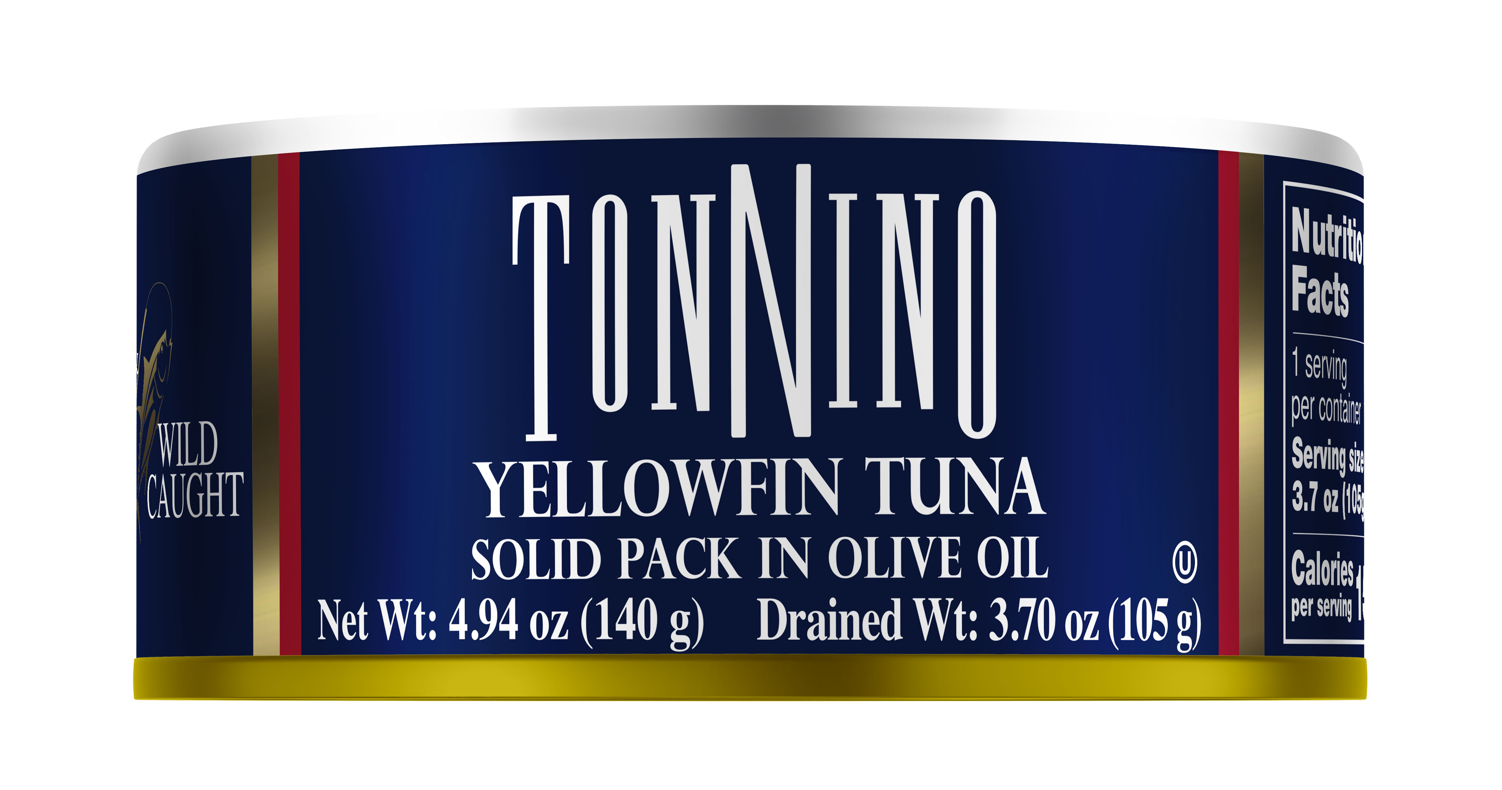 Tonnino Pole & Line - Premium chunks in Olive Oil 4.94 oz