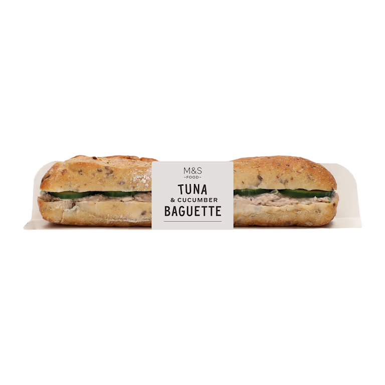 M&S Tuna and Cucumber Baguette